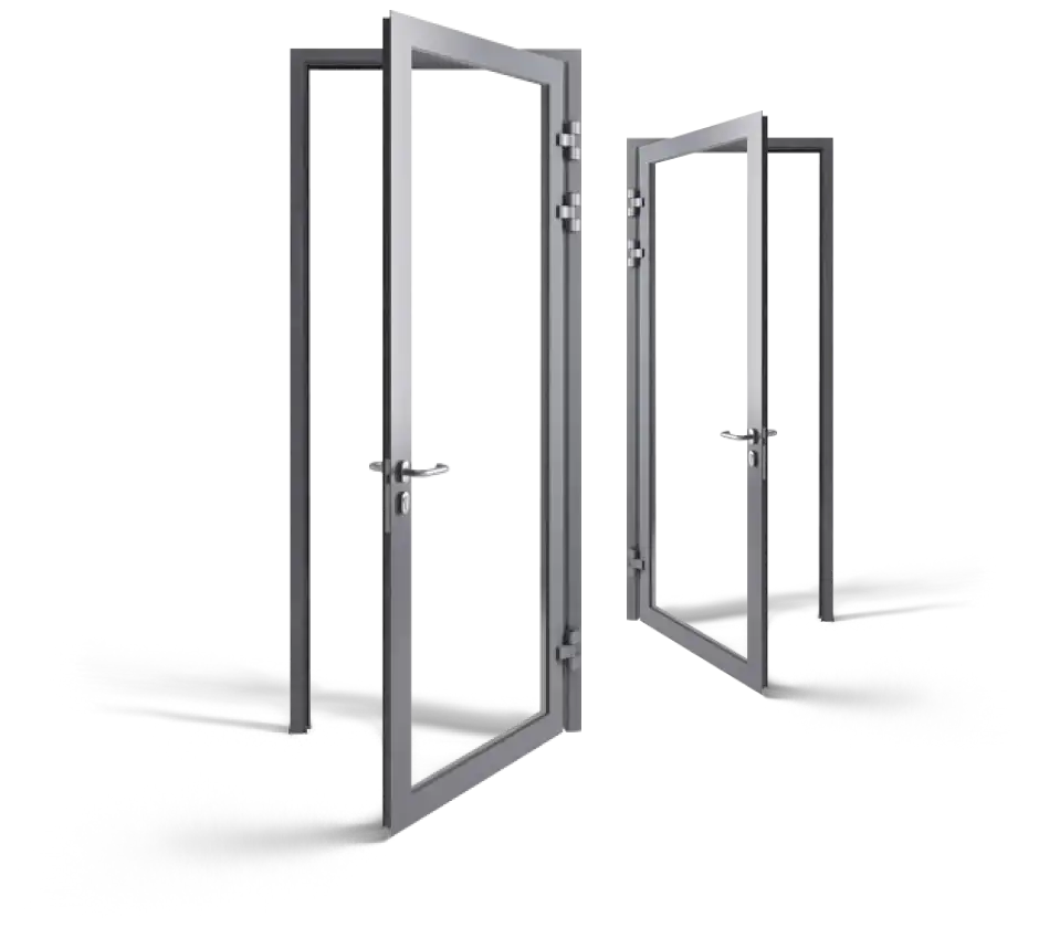 Алюминиевые двери в Лобне от производителя 