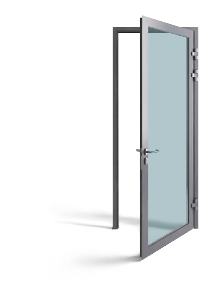 Алюминиевые<br> двери