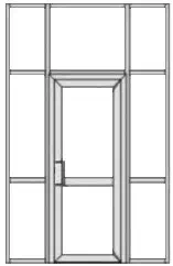 Алюминиевые двери