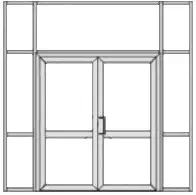 Алюминиевые двери