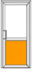 Алюминиевые двери